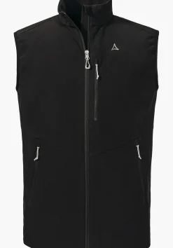 MEN SCHÖFFEL Trek & Hike<Softshell vest in purist design grün