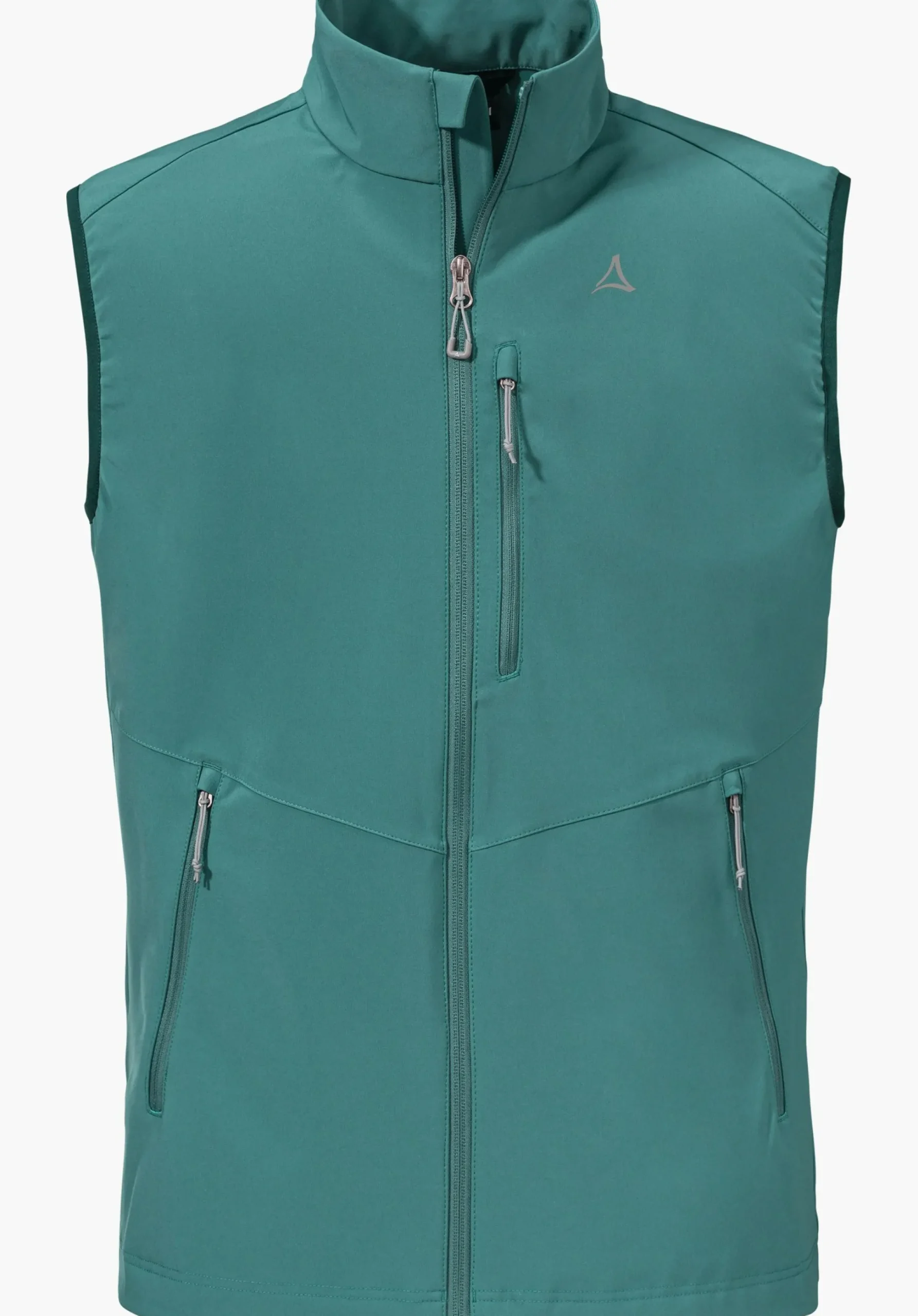 MEN SCHÖFFEL <Softshell vest in purist design grün