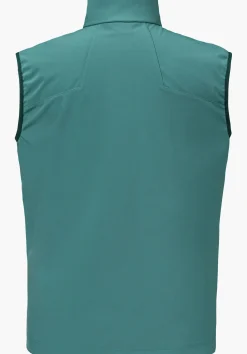 MEN SCHÖFFEL <Softshell vest in purist design grün