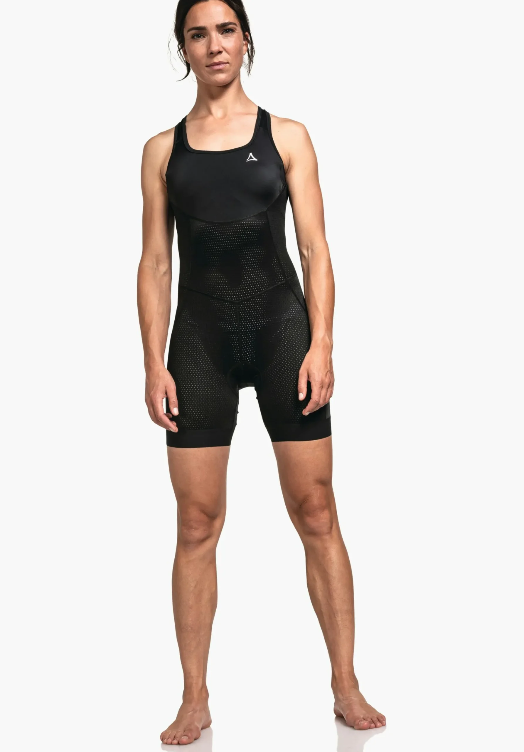 WOMEN SCHÖFFEL Bike|Inner Pants<Sporty cycling inner pants with suspenders black