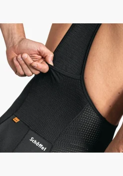 MEN SCHÖFFEL Bike|Inner Pants<Sporty cycling inner pants with suspenders black