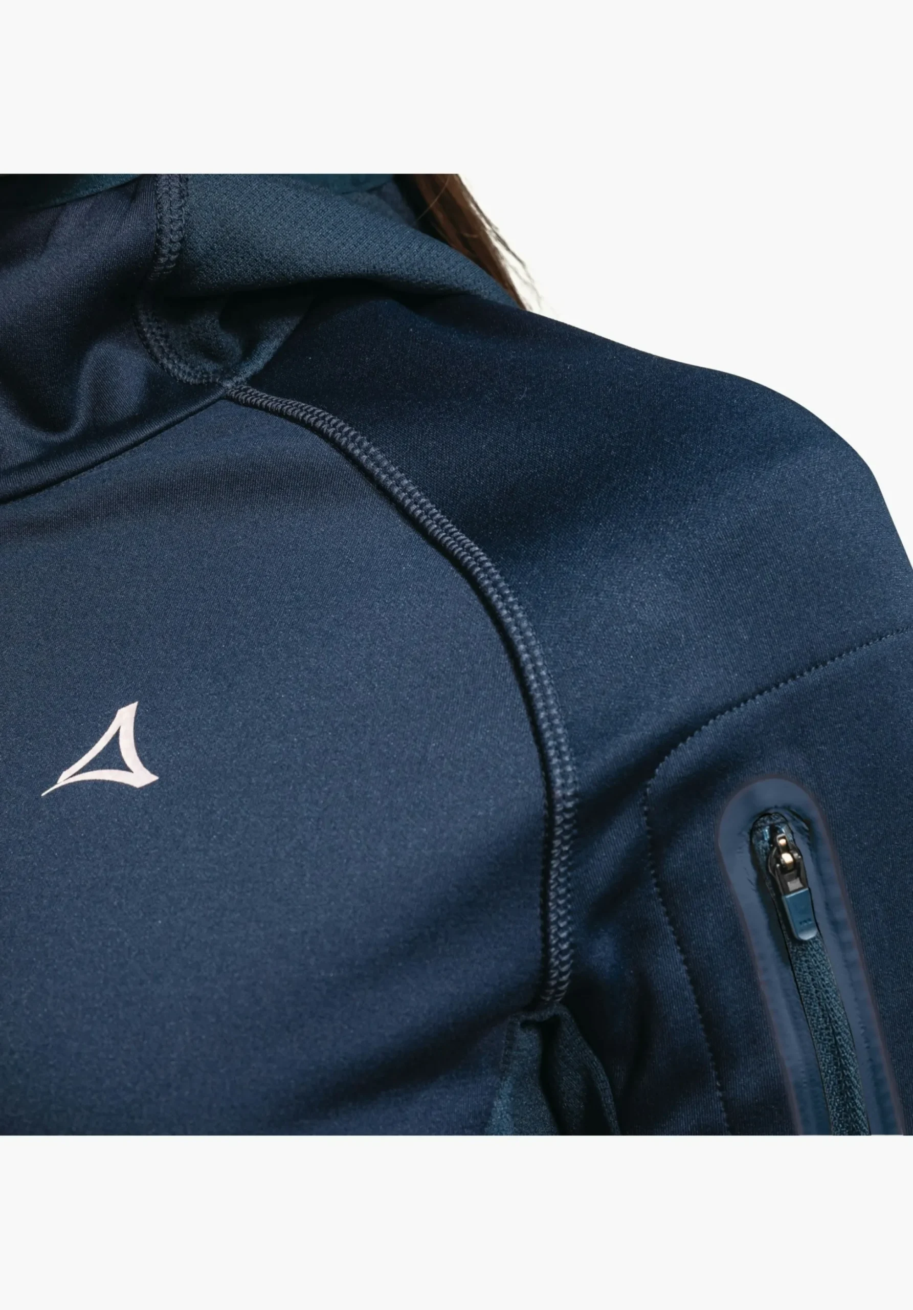 WOMEN SCHÖFFEL <Sporty fleece hoody in material mix red