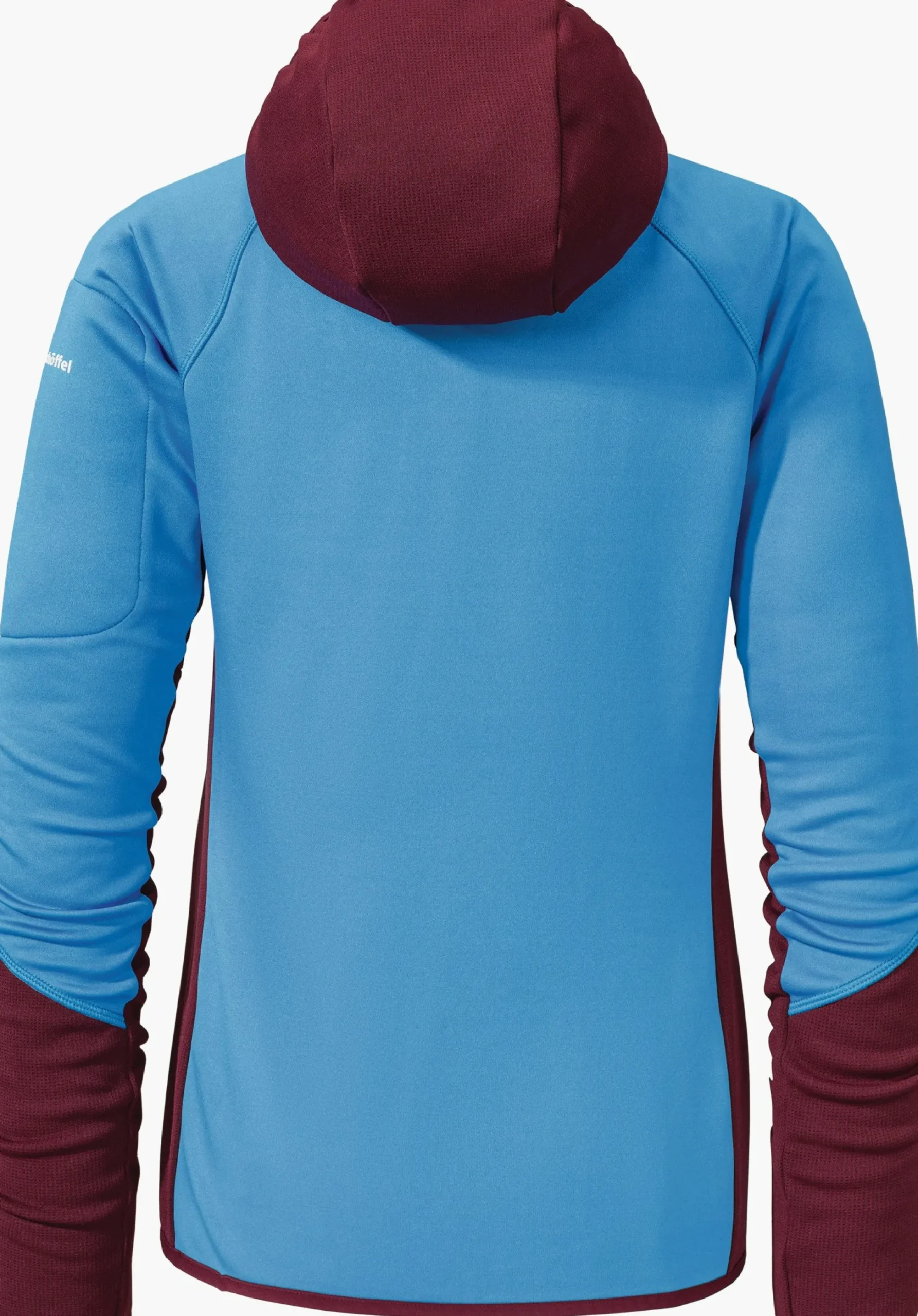 WOMEN SCHÖFFEL Trek & Hike<Sporty fleece hoody in material mix red