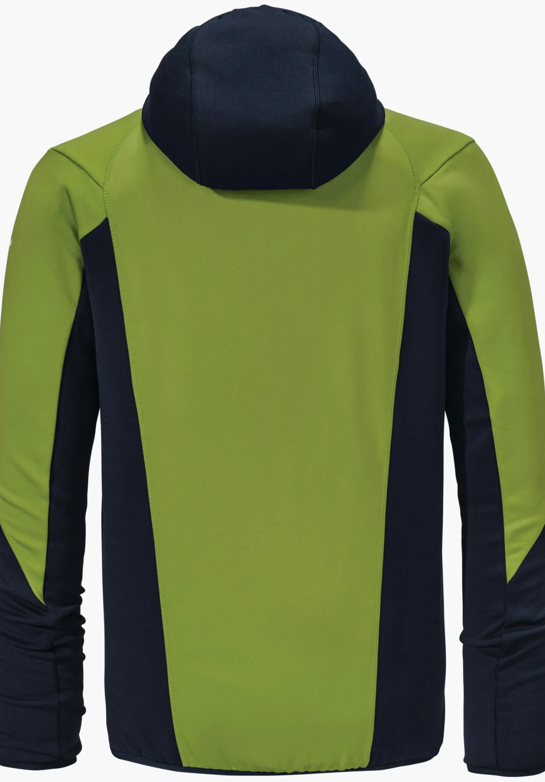 MEN SCHÖFFEL Trek & Hike<Sporty fleece hoody in material mix orange