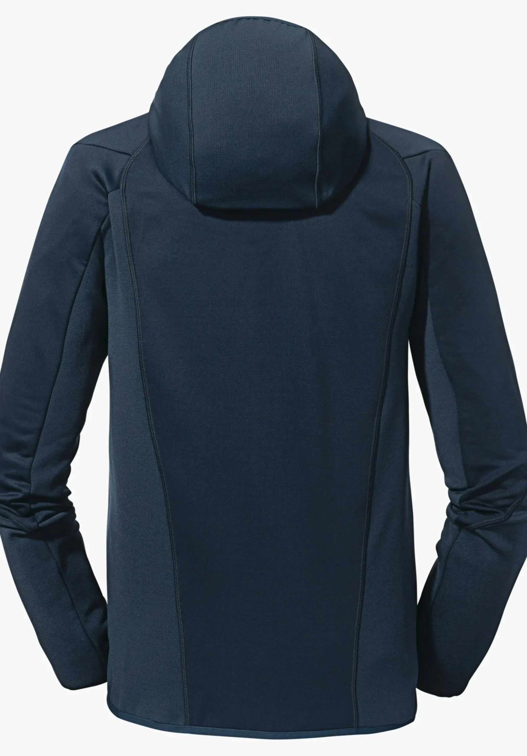 MEN SCHÖFFEL Trek & Hike<Sporty fleece hoody in material mix orange