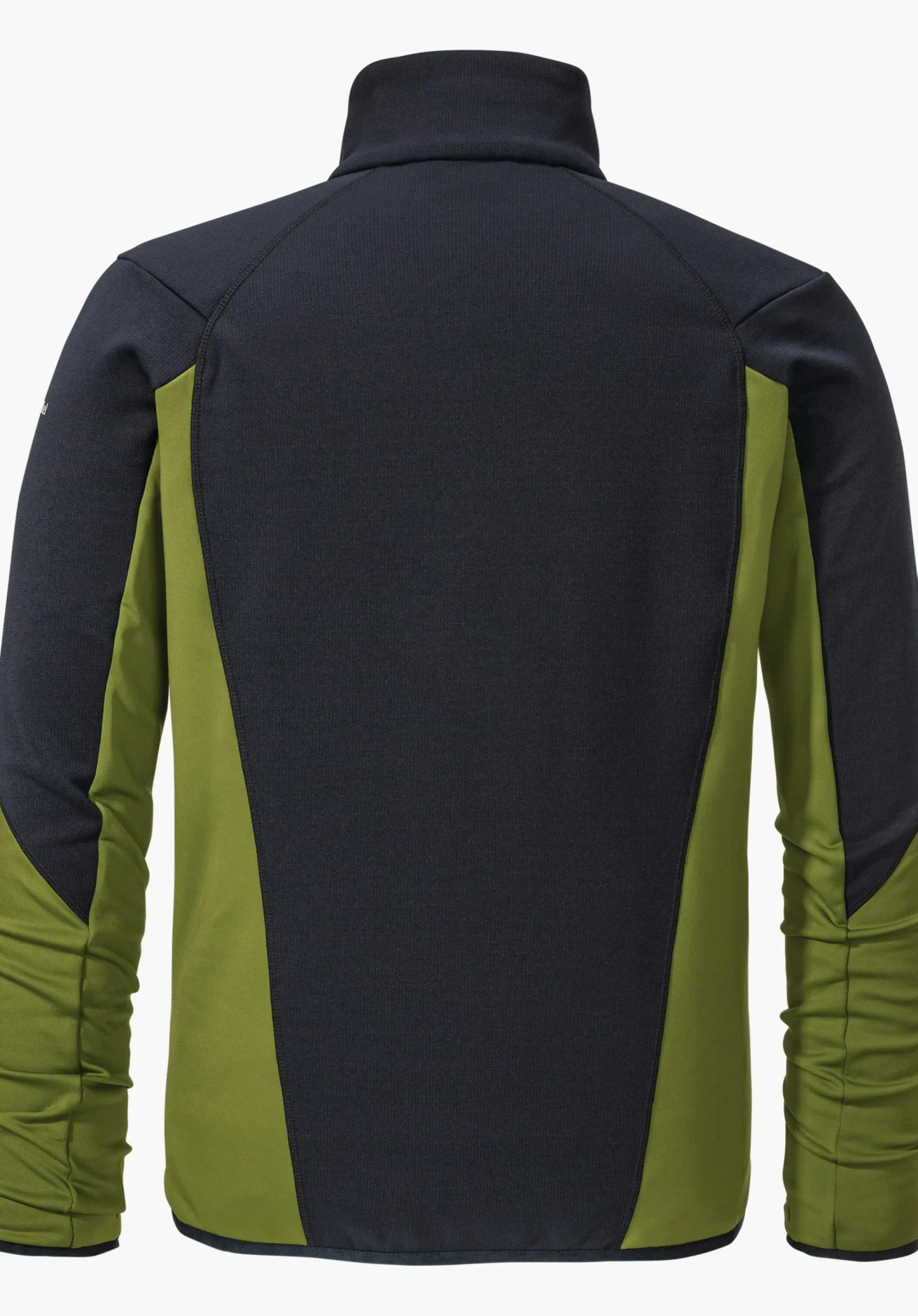 MEN SCHÖFFEL Trek & Hike<Sporty fleece jacket in material mix blue