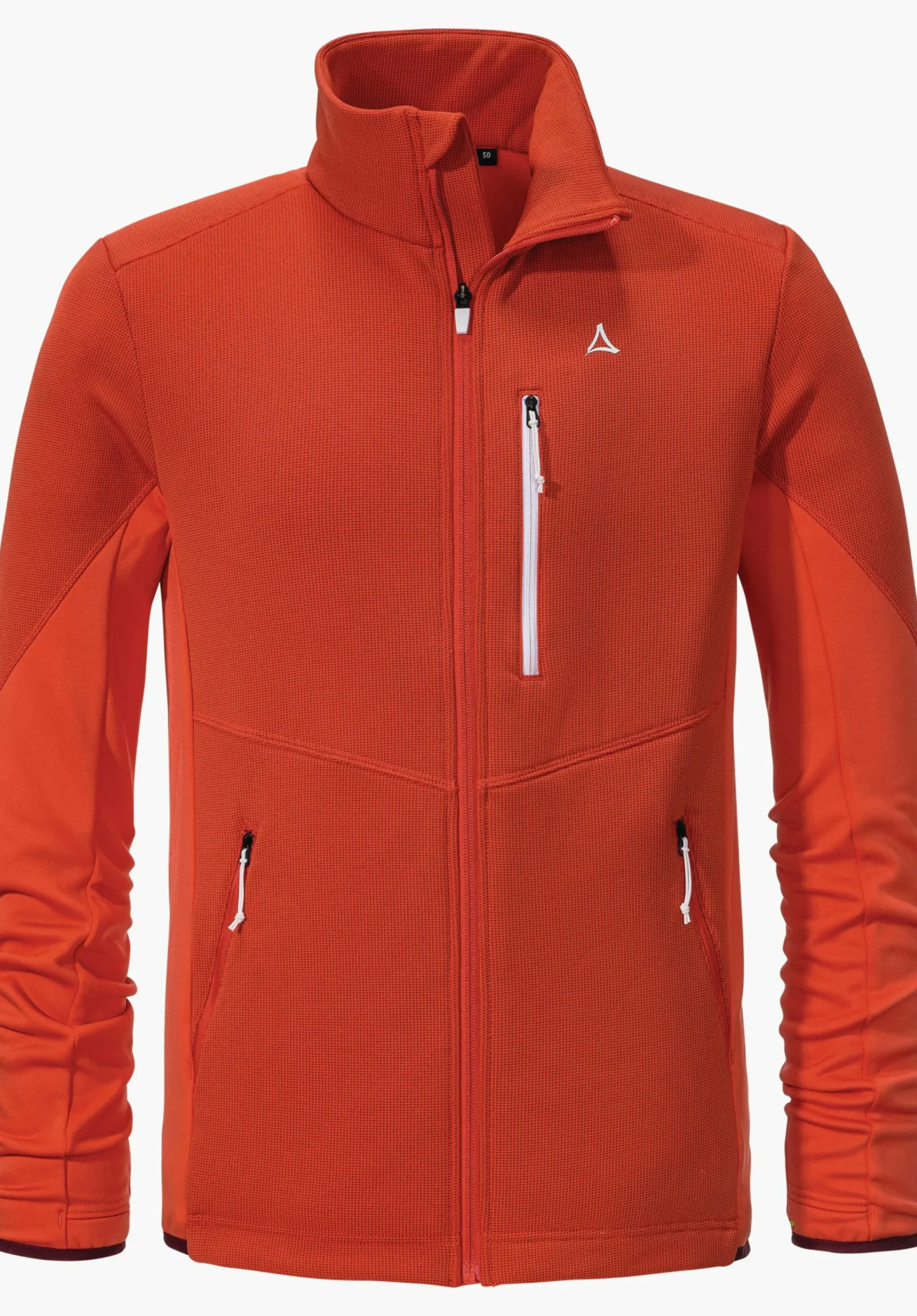MEN SCHÖFFEL Trek & Hike<Sporty fleece jacket in material mix blue