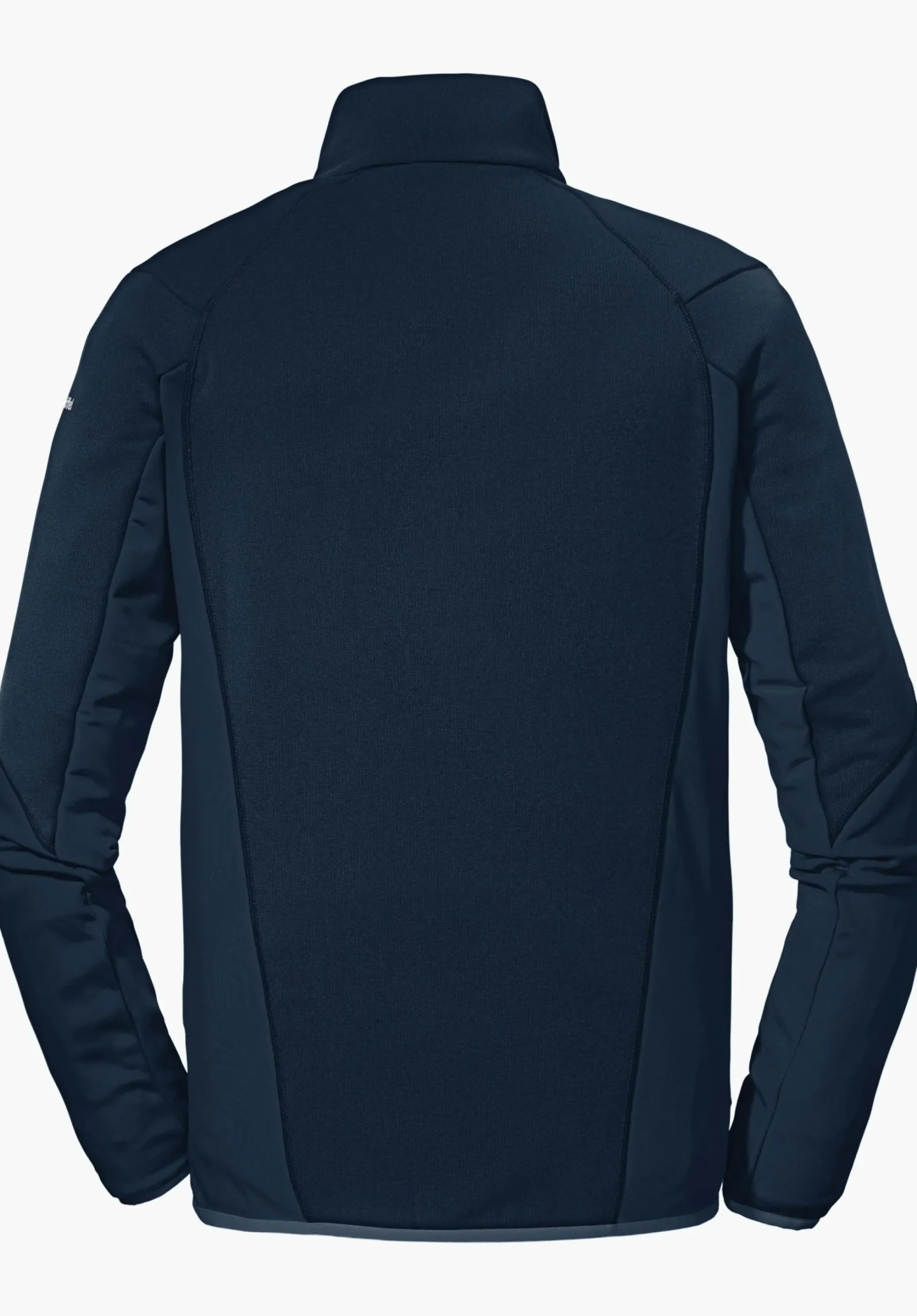 MEN SCHÖFFEL Trek & Hike<Sporty fleece jacket in material mix blue