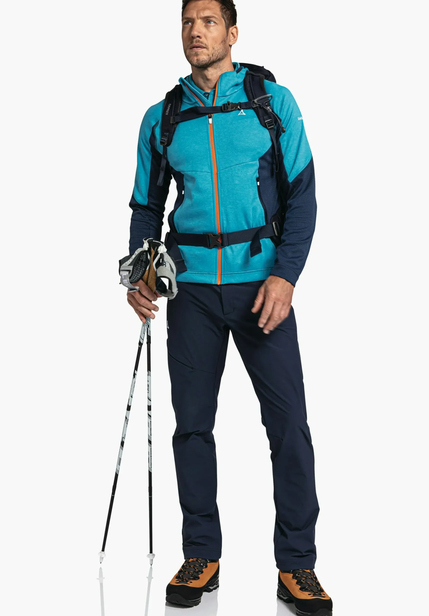 MEN SCHÖFFEL Trek & Hike<Sporty, quick-drying fleece blue