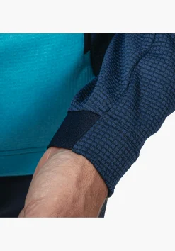 MEN SCHÖFFEL Trek & Hike<Sporty, quick-drying fleece blue