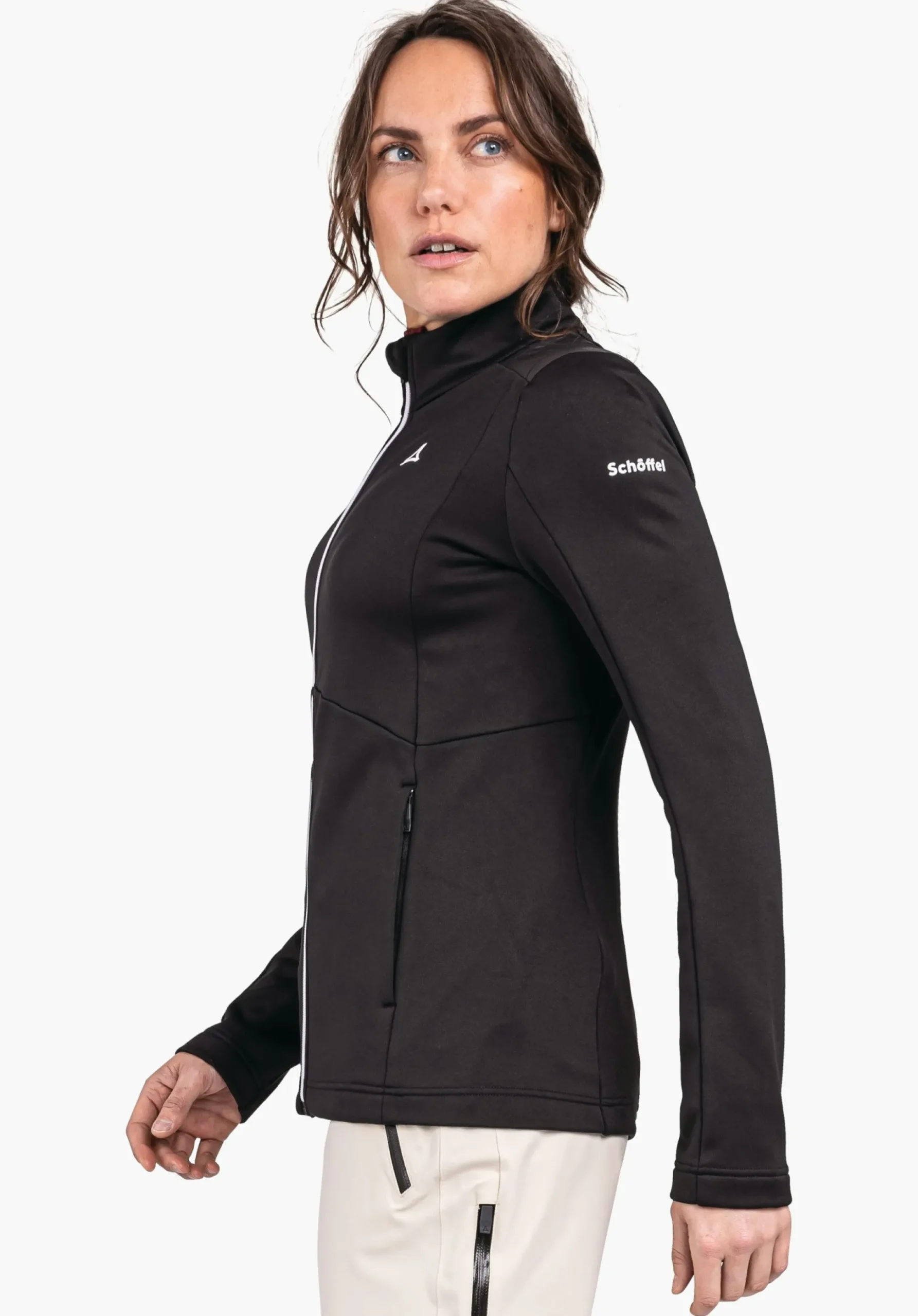 WOMEN SCHÖFFEL Skiing<Sporty recycled fleece jacket red