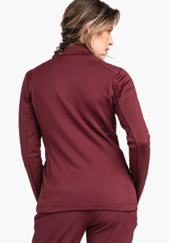 WOMEN SCHÖFFEL Skiing<Sporty recycled fleece jacket red