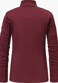 WOMEN SCHÖFFEL Skiing<Sporty recycled fleece jacket red