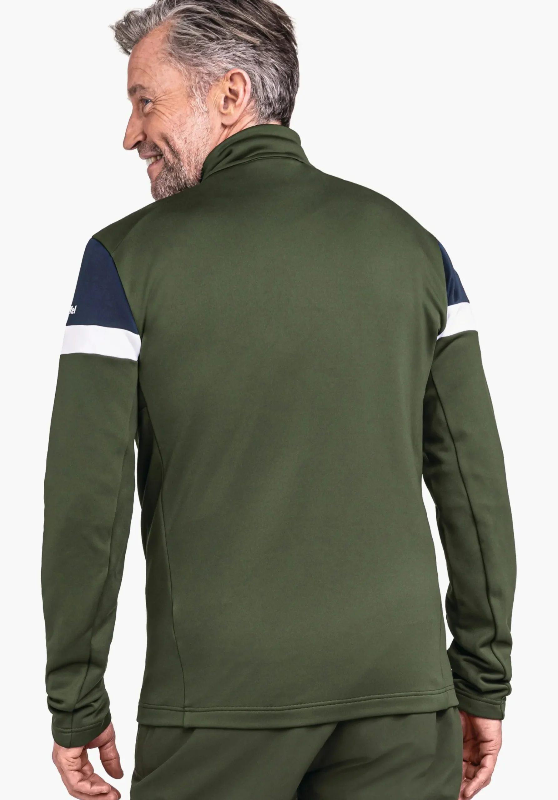 MEN SCHÖFFEL Skiing<Sporty recycled fleece jacket orange