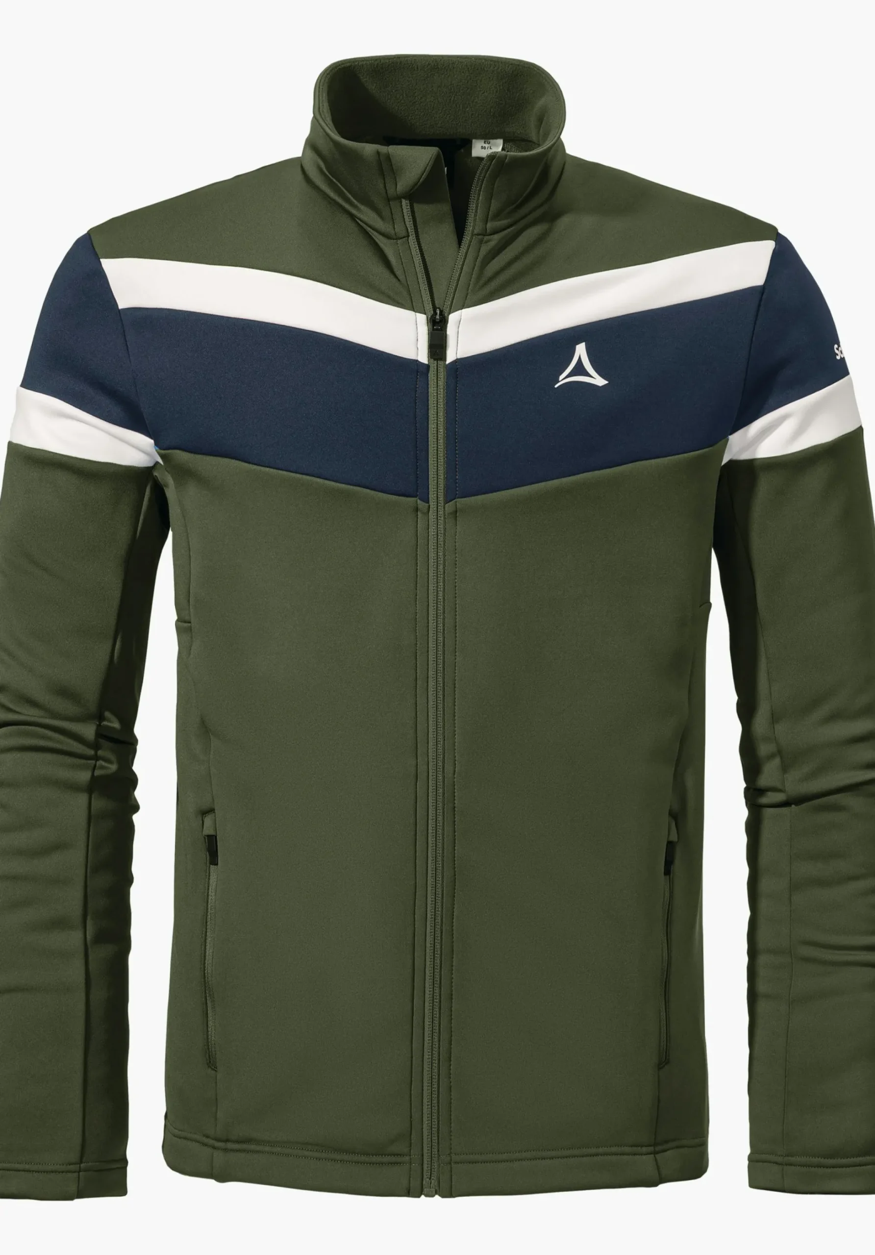 MEN SCHÖFFEL Skiing<Sporty recycled fleece jacket orange