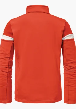 MEN SCHÖFFEL Skiing<Sporty recycled fleece jacket orange