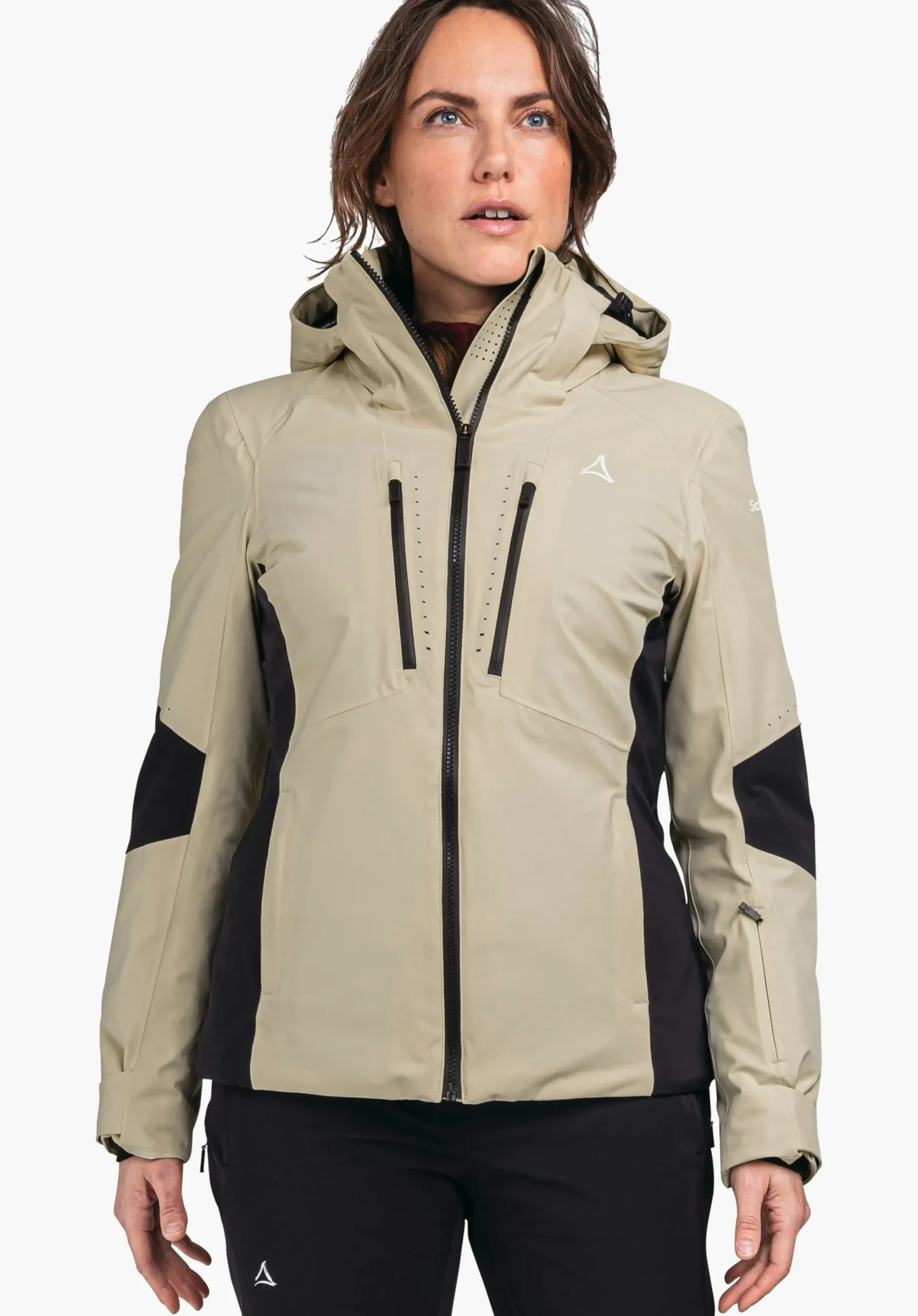 WOMEN SCHÖFFEL Skiing<Sporty ski jacket with recycled filling beige
