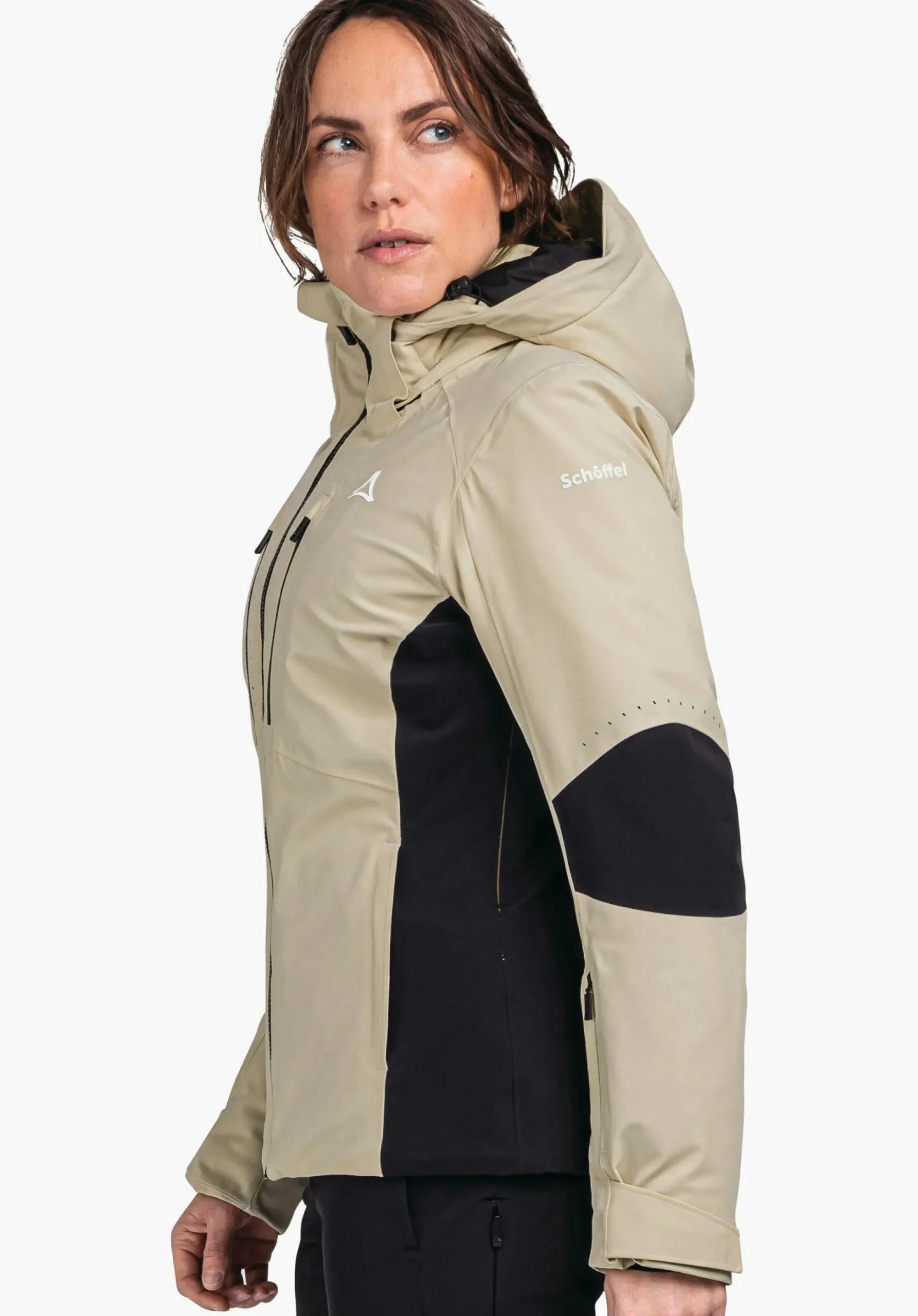 WOMEN SCHÖFFEL Skiing<Sporty ski jacket with recycled filling beige