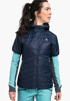 WOMEN SCHÖFFEL Ski Tour|Mountaineering<Sporty vest with recycled padding orange