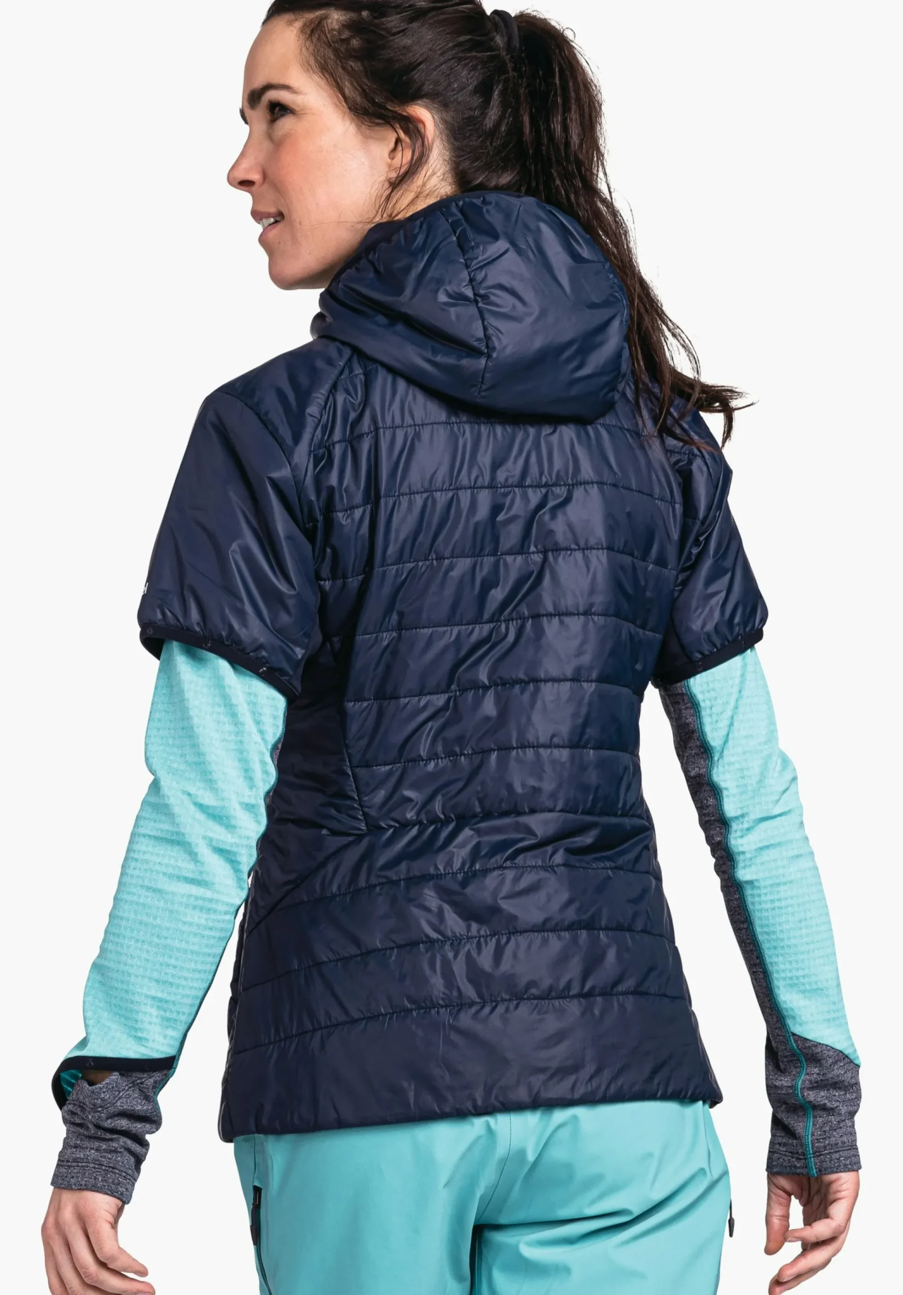 WOMEN SCHÖFFEL Ski Tour|Mountaineering<Sporty vest with recycled padding orange