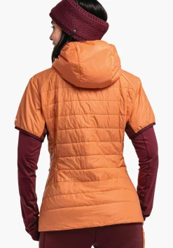 WOMEN SCHÖFFEL Ski Tour|Mountaineering<Sporty vest with recycled padding orange