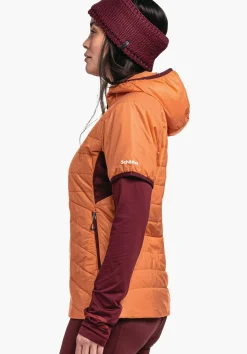 WOMEN SCHÖFFEL Ski Tour|Mountaineering<Sporty vest with recycled padding orange