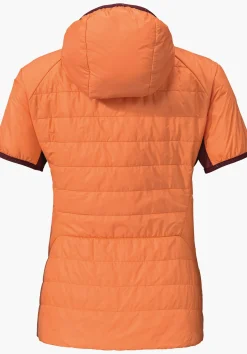WOMEN SCHÖFFEL Ski Tour|Mountaineering<Sporty vest with recycled padding orange