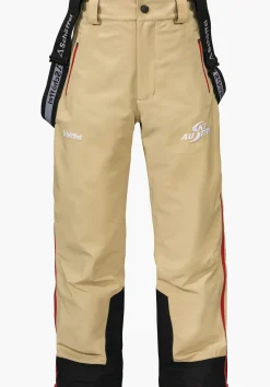 CHILDREN SCHÖFFEL Ski<Stretch ski pants for children in ÖSV look beige