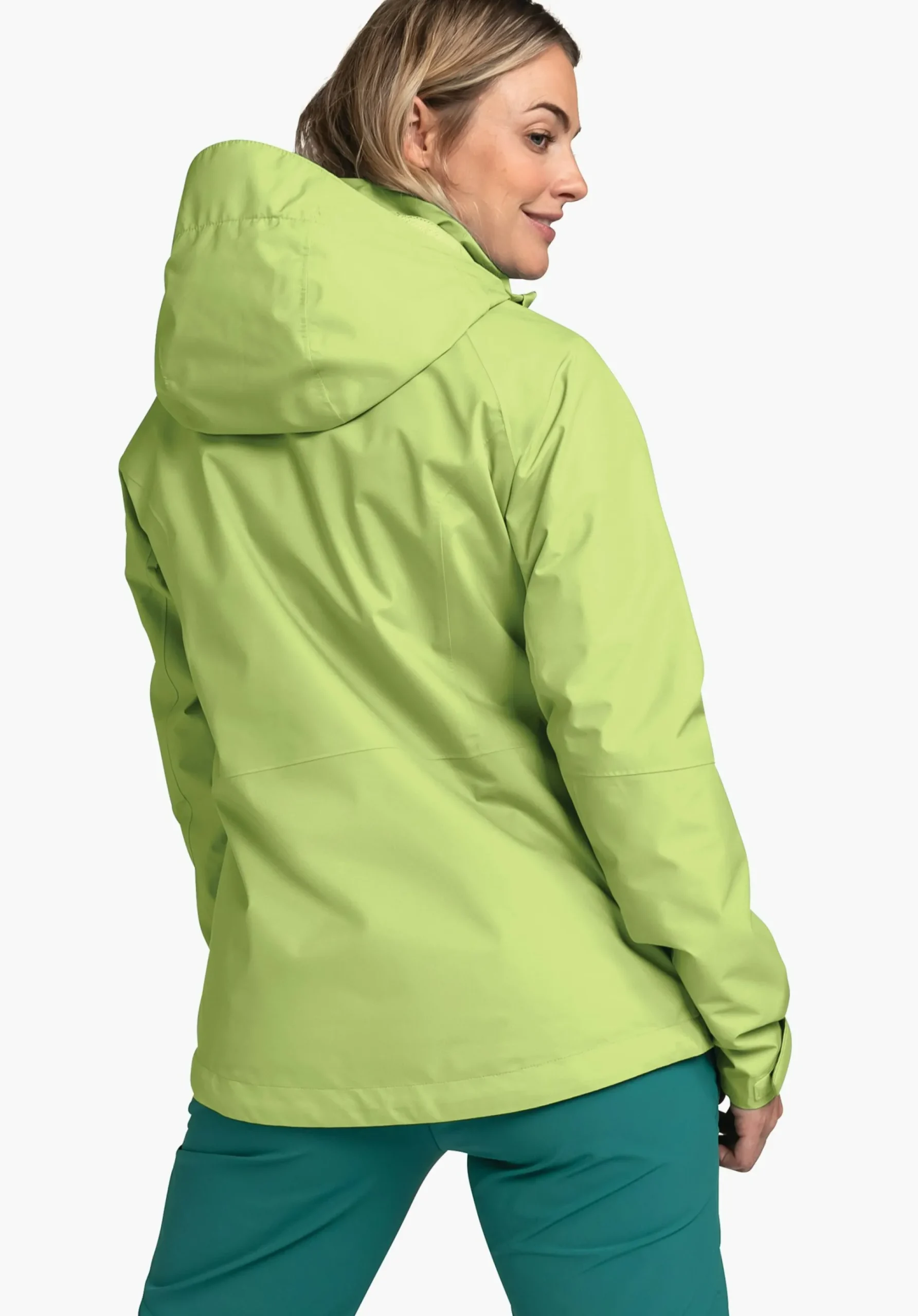 WOMEN SCHÖFFEL Trek & Hike|Outdoor Jackets<Stretchy rain jacket with pack-away bag red