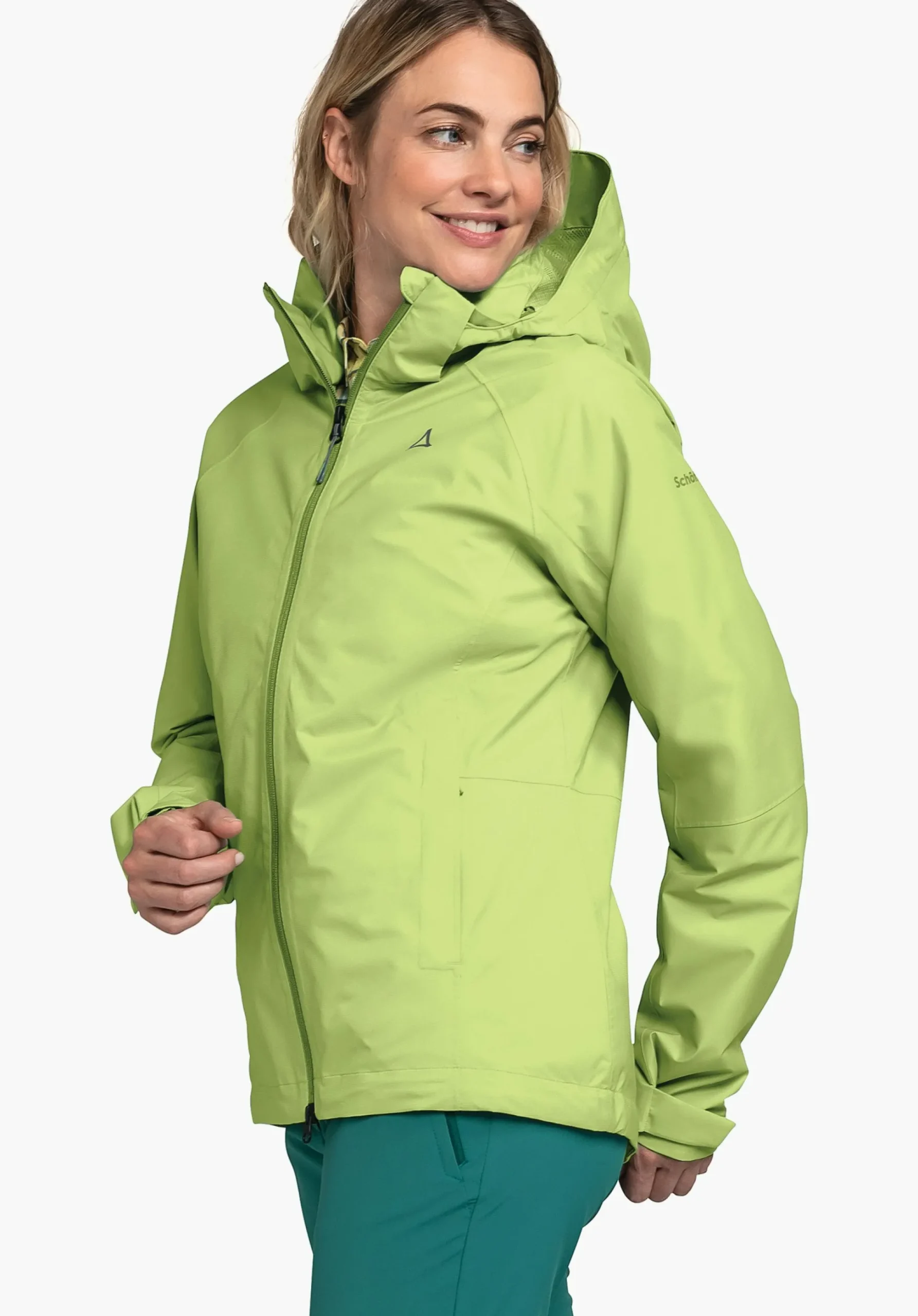WOMEN SCHÖFFEL Trek & Hike|Outdoor Jackets<Stretchy rain jacket with pack-away bag red