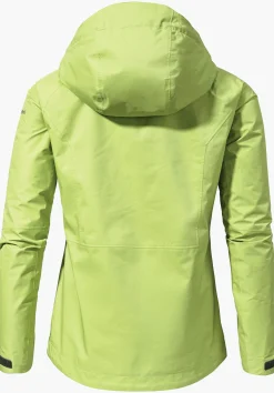 WOMEN SCHÖFFEL Trek & Hike|Outdoor Jackets<Stretchy rain jacket with pack-away bag red