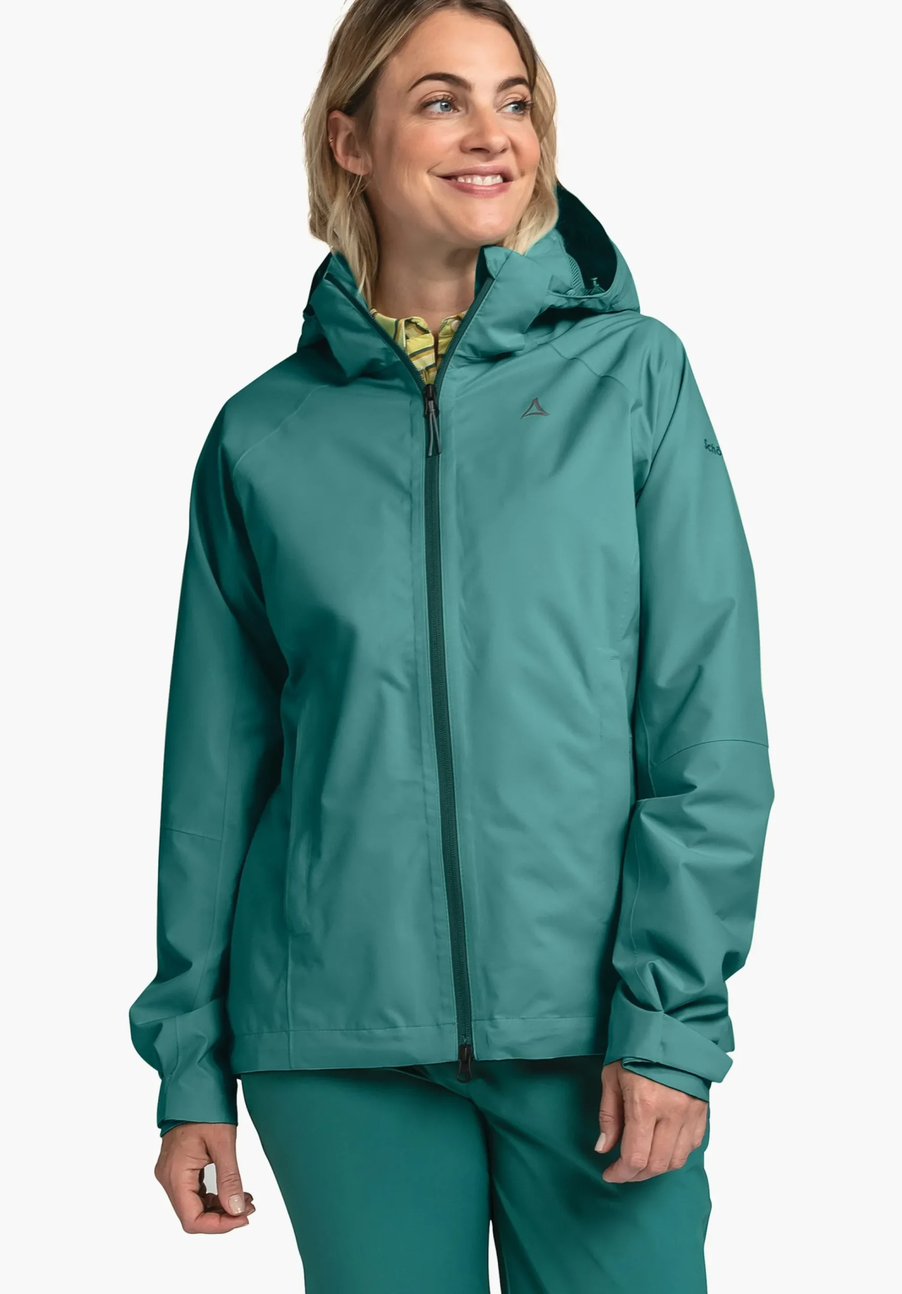 WOMEN SCHÖFFEL Trek & Hike|Outdoor Jackets<Stretchy rain jacket with pack-away bag red