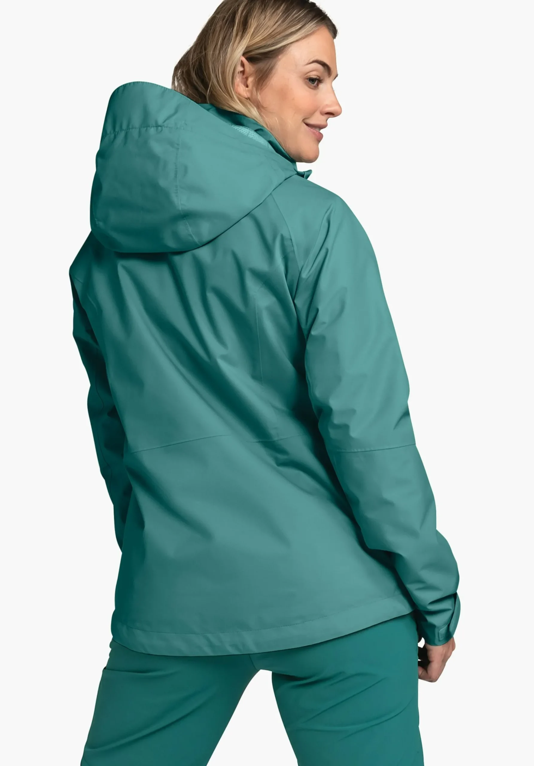 WOMEN SCHÖFFEL Trek & Hike|Outdoor Jackets<Stretchy rain jacket with pack-away bag red