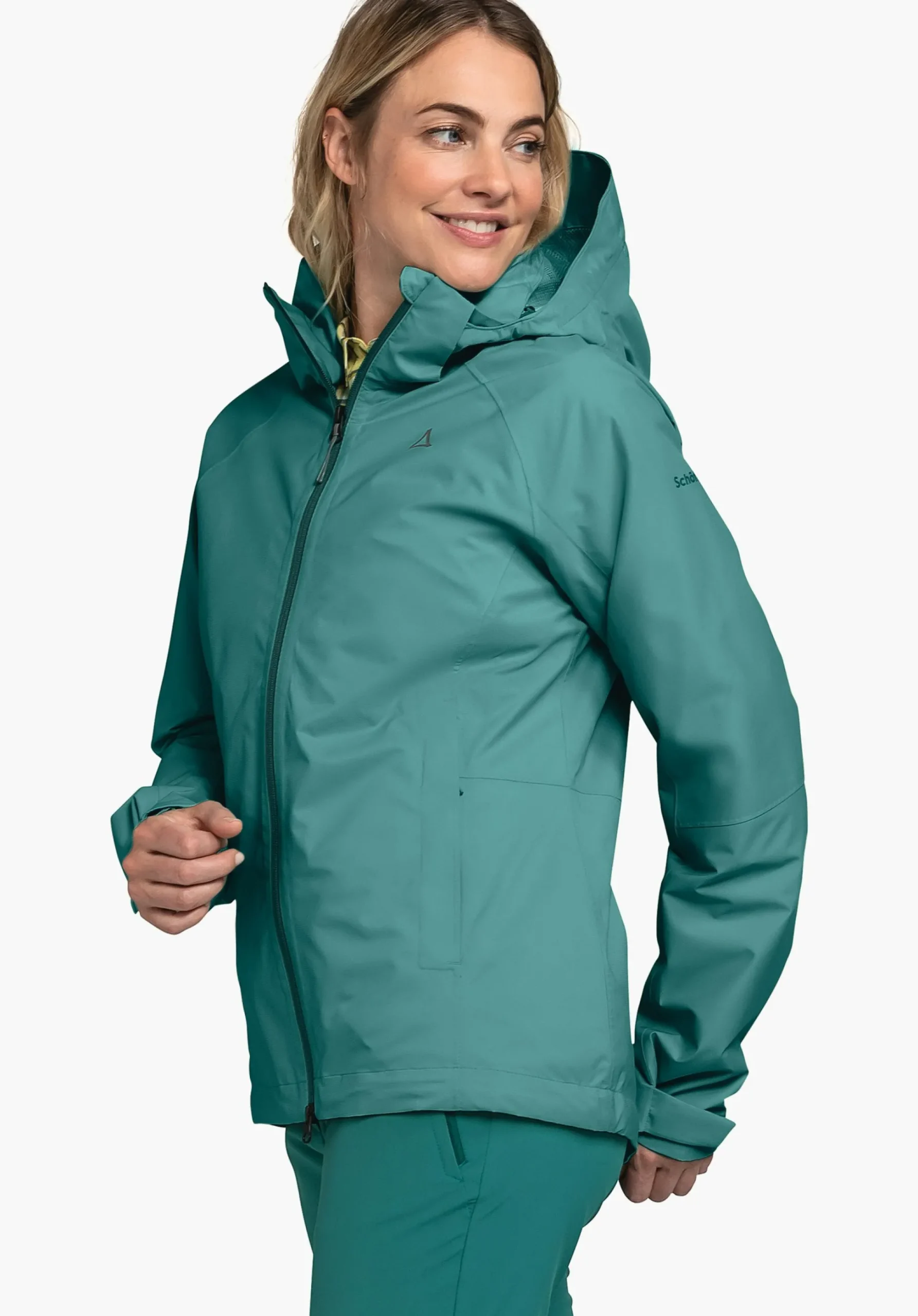 WOMEN SCHÖFFEL Trek & Hike|Outdoor Jackets<Stretchy rain jacket with pack-away bag red