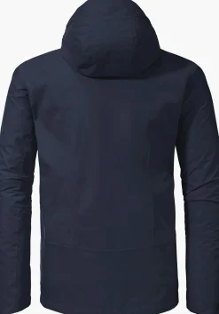 MEN SCHÖFFEL Trek & Hike|Outdoor Jackets<Stretchy rain jacket with pack-away bag orange