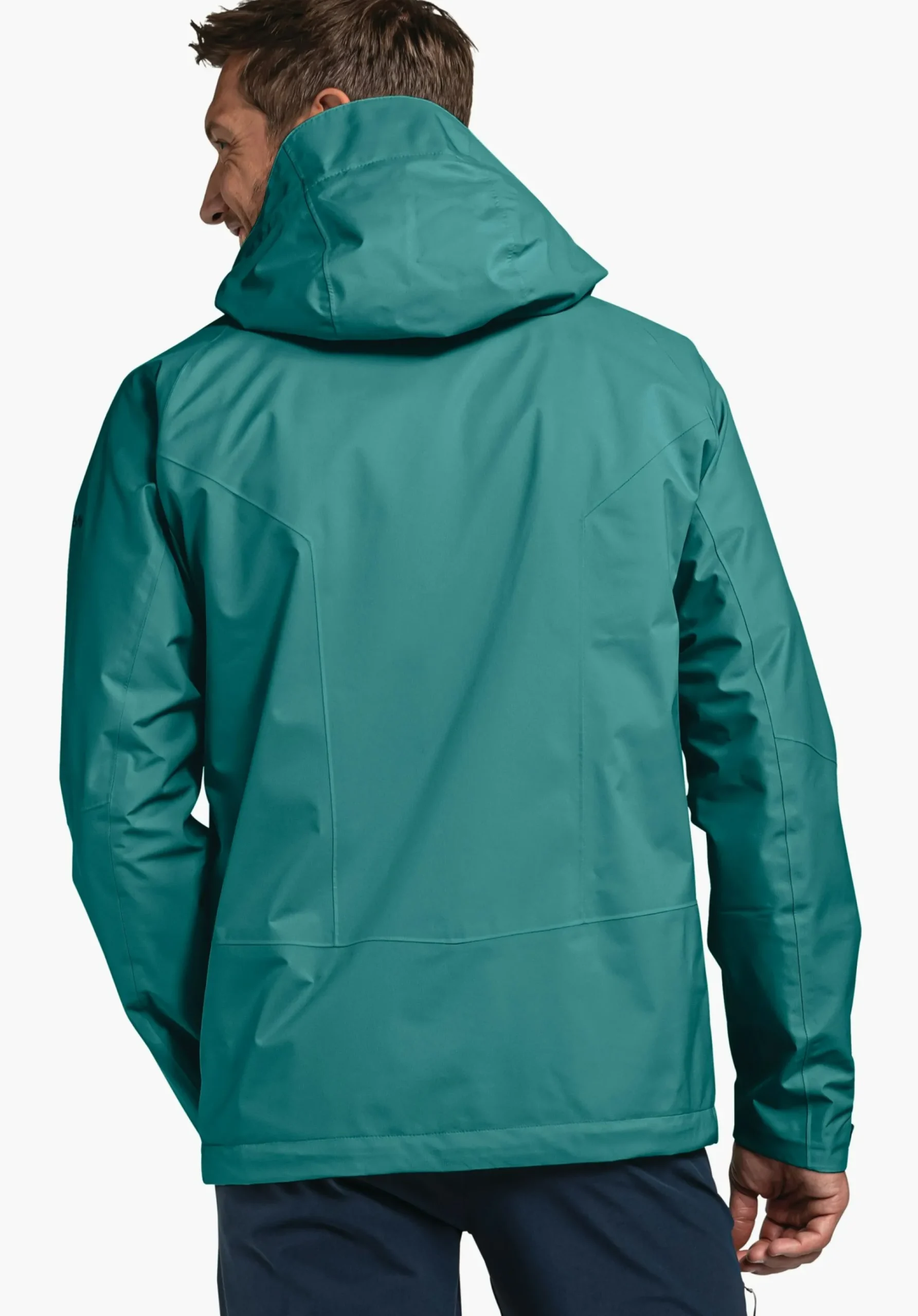MEN SCHÖFFEL Trek & Hike|Outdoor Jackets<Stretchy rain jacket with pack-away bag orange