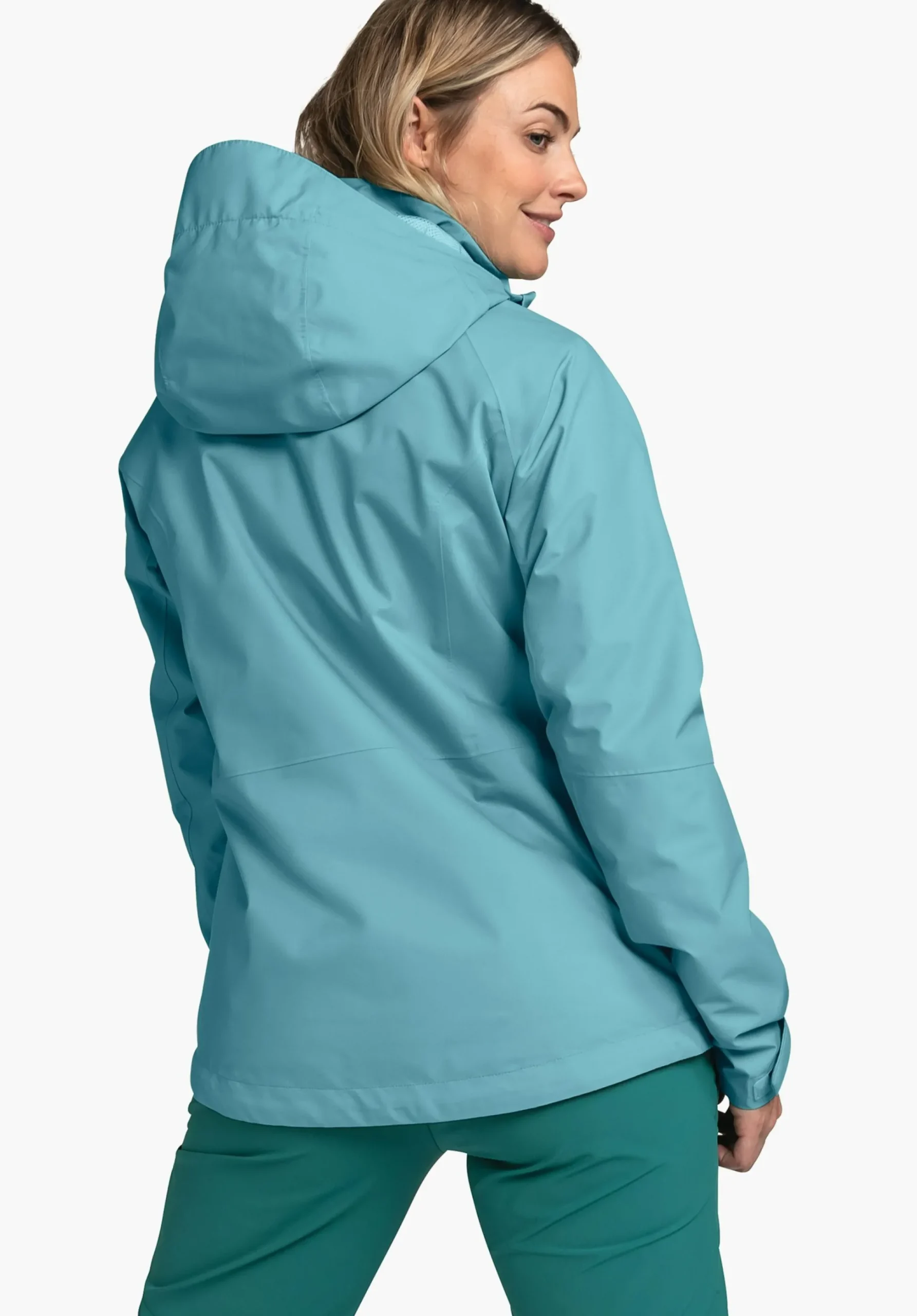 WOMEN SCHÖFFEL Trek & Hike|Outdoor Jackets<Stretchy rain jacket with pack-away bag red