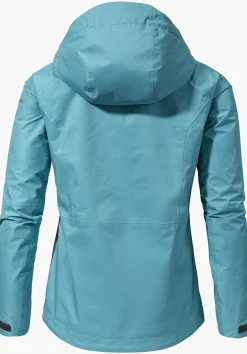 WOMEN SCHÖFFEL Trek & Hike|Outdoor Jackets<Stretchy rain jacket with pack-away bag red