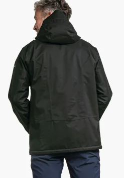 MEN SCHÖFFEL Trek & Hike|Outdoor Jackets<Stretchy rain jacket with pack-away bag orange