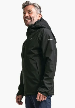 MEN SCHÖFFEL Trek & Hike|Outdoor Jackets<Stretchy rain jacket with pack-away bag orange