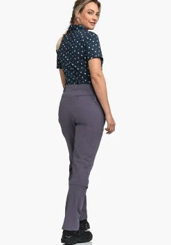 WOMEN SCHÖFFEL Trek & Hike|Pants Zip Off<Strong hiking pants with zip-off function purple