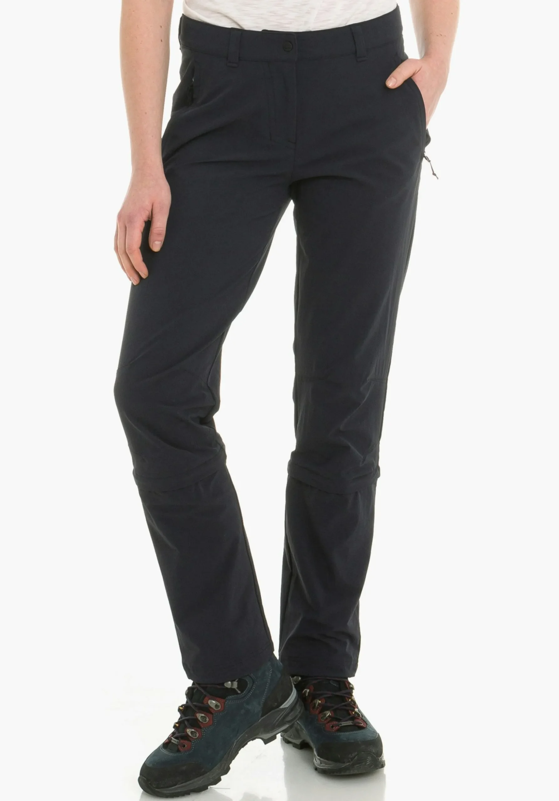 WOMEN SCHÖFFEL Trek & Hike|Pants Zip Off<Strong hiking pants with zip-off function purple