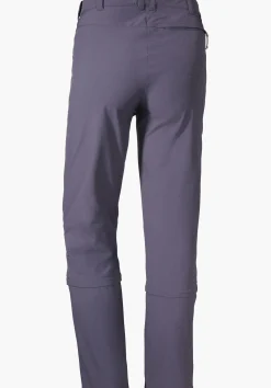 WOMEN SCHÖFFEL Trek & Hike|Pants Zip Off<Strong hiking pants with zip-off function purple
