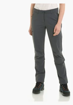 WOMEN SCHÖFFEL Trek & Hike|Pants Zip Off<Strong hiking pants with zip-off function purple