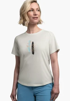 WOMEN SCHÖFFEL <Stylish & quick drying t-shirt weiß