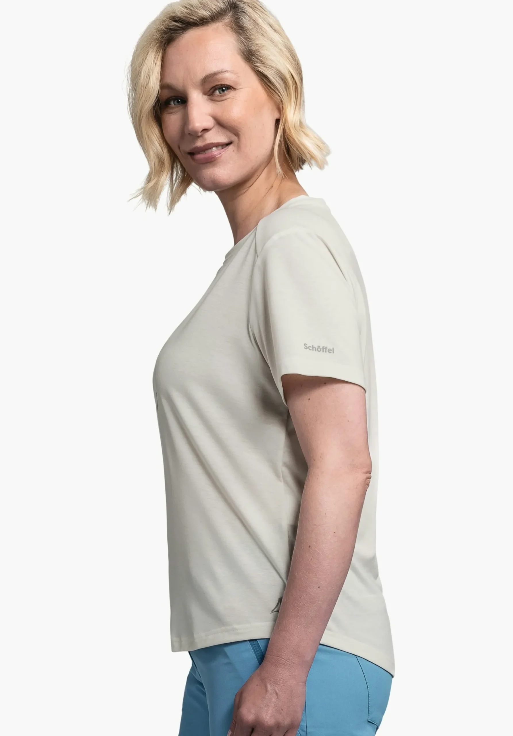 WOMEN SCHÖFFEL <Stylish & quick drying t-shirt weiß