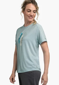 WOMEN SCHÖFFEL <Stylish & quick drying t-shirt weiß