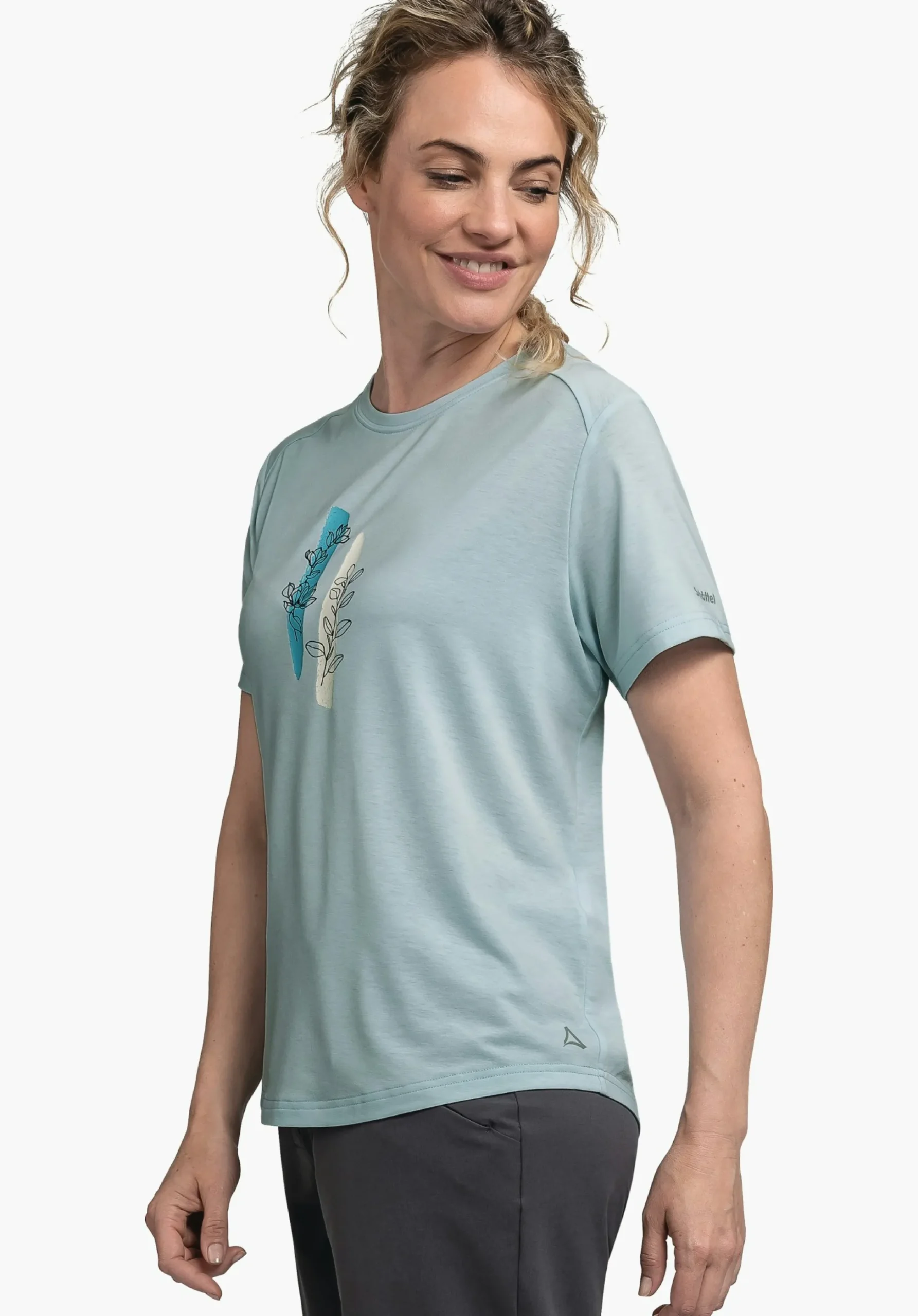 WOMEN SCHÖFFEL <Stylish & quick drying t-shirt weiß