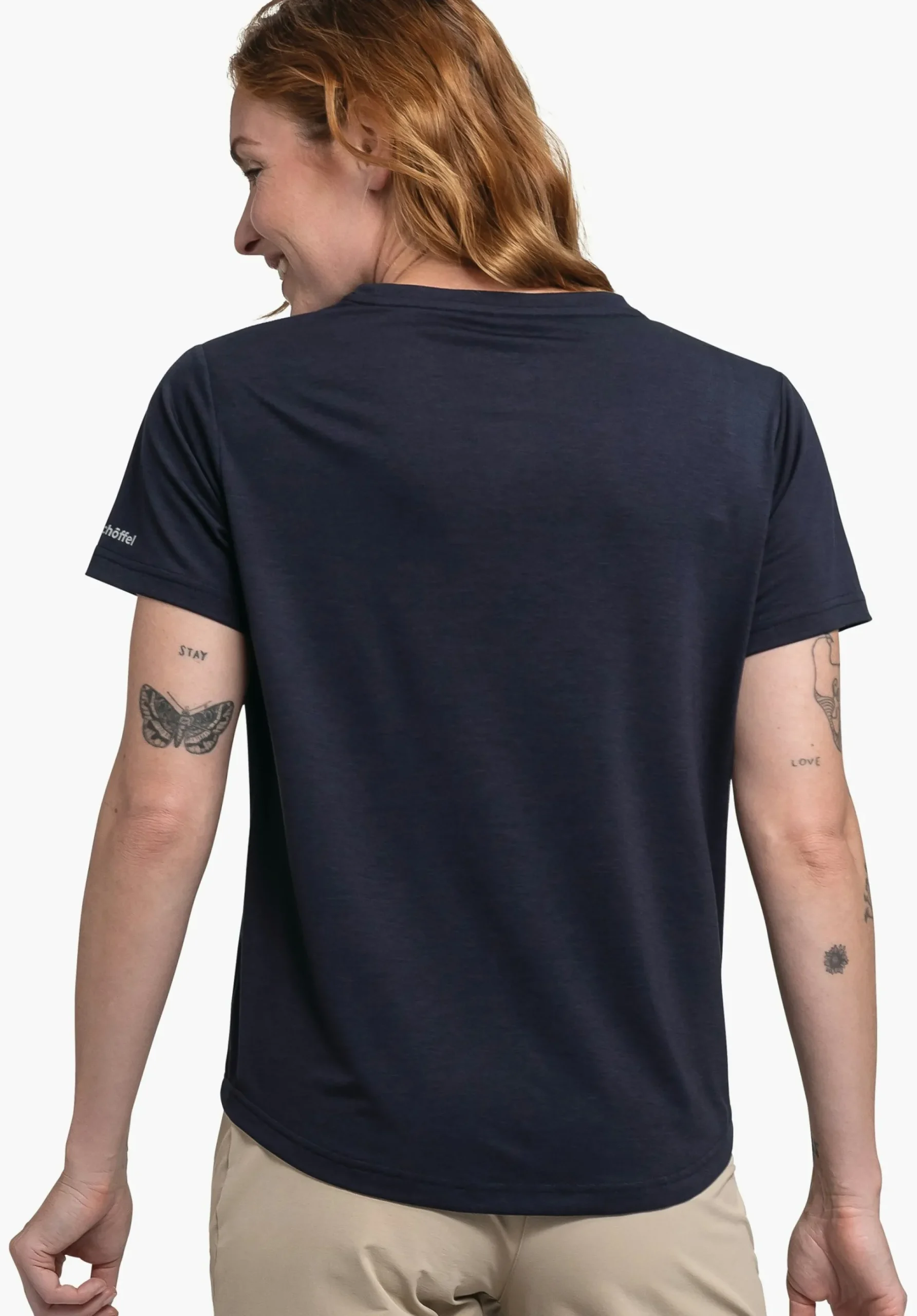 WOMEN SCHÖFFEL <Stylish & quick drying t-shirt weiß