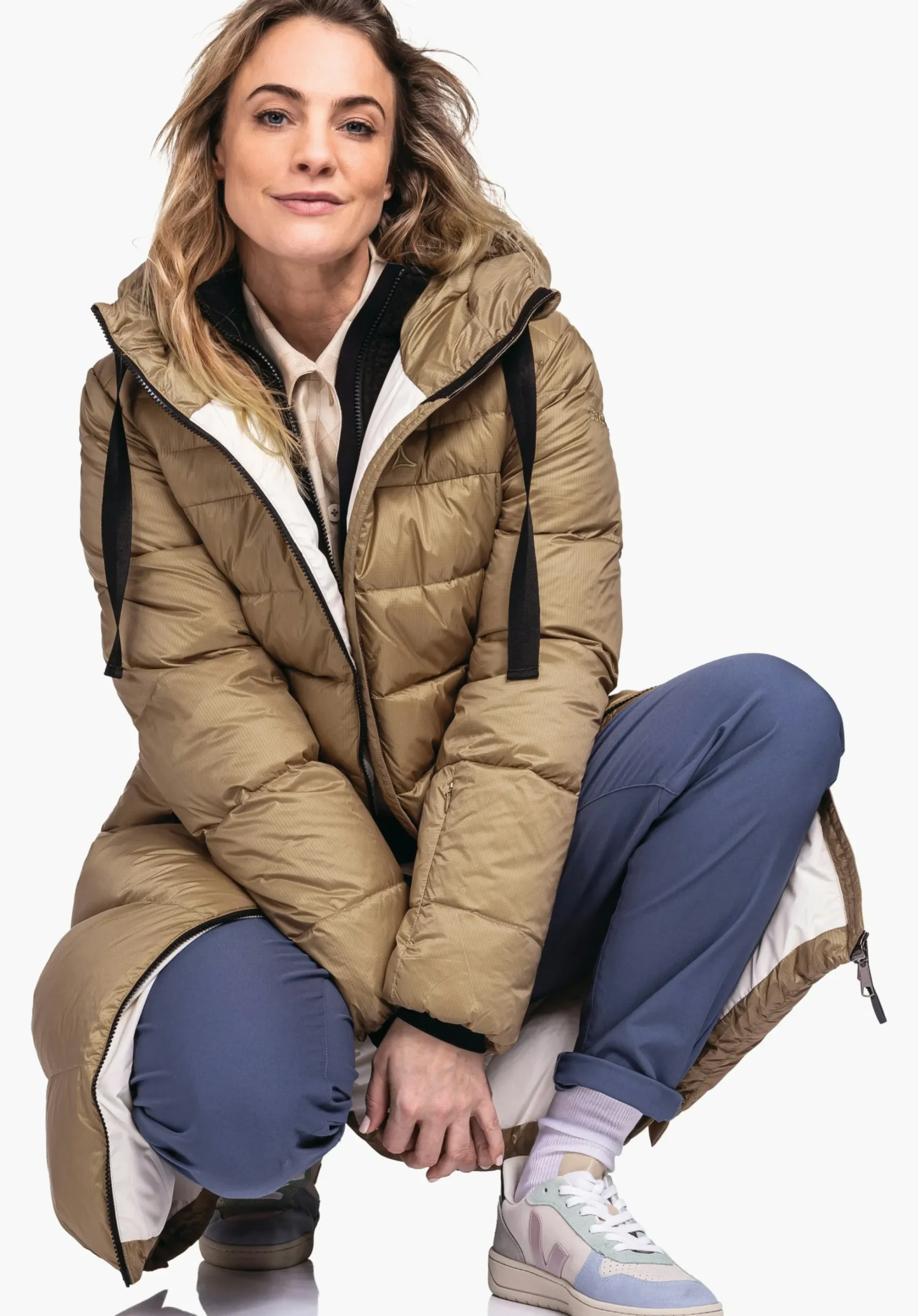 WOMEN SCHÖFFEL Travel/Leisure|Down- / Thermojacket<Stylish & super lightweight down coat white